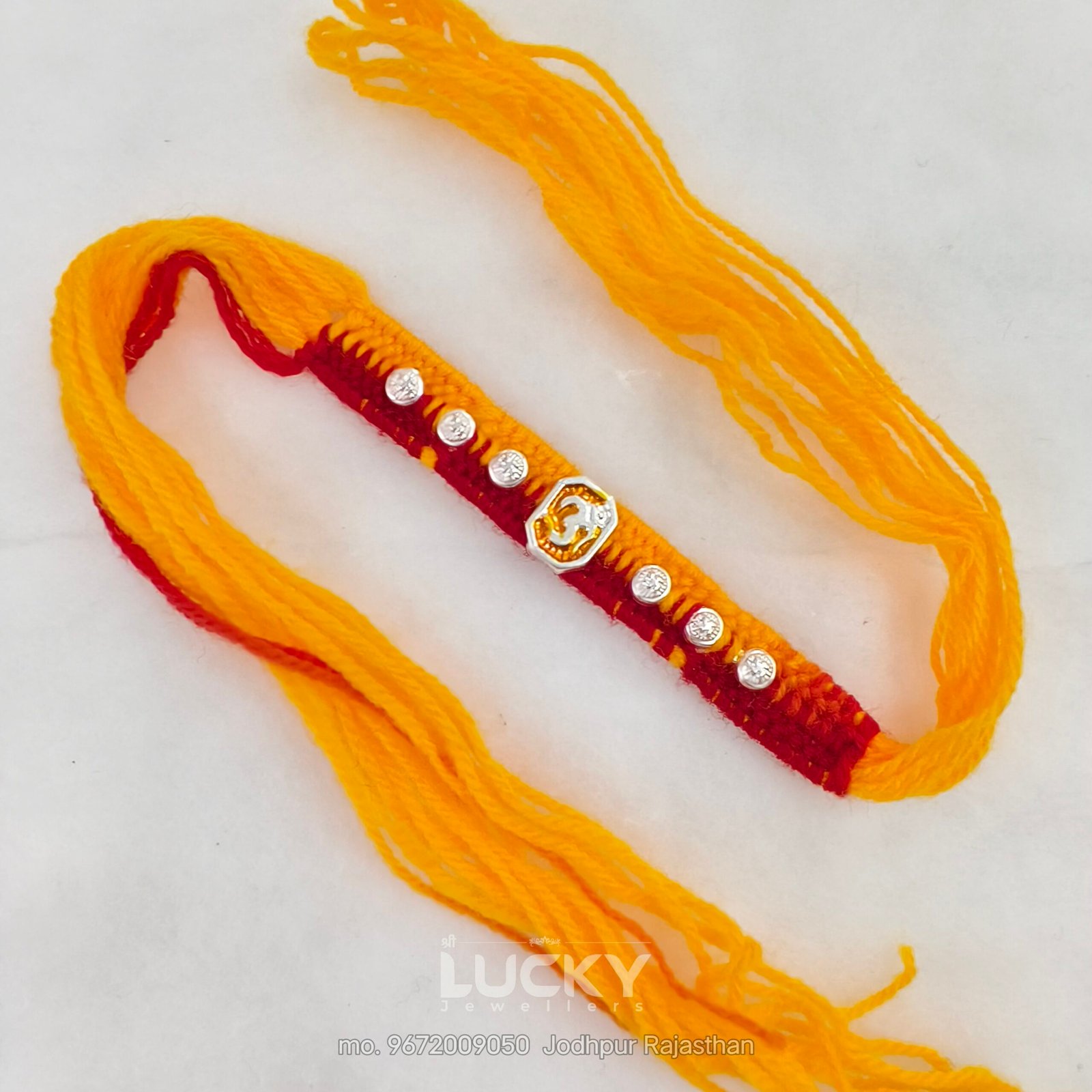 Silver Rakhi For Brother