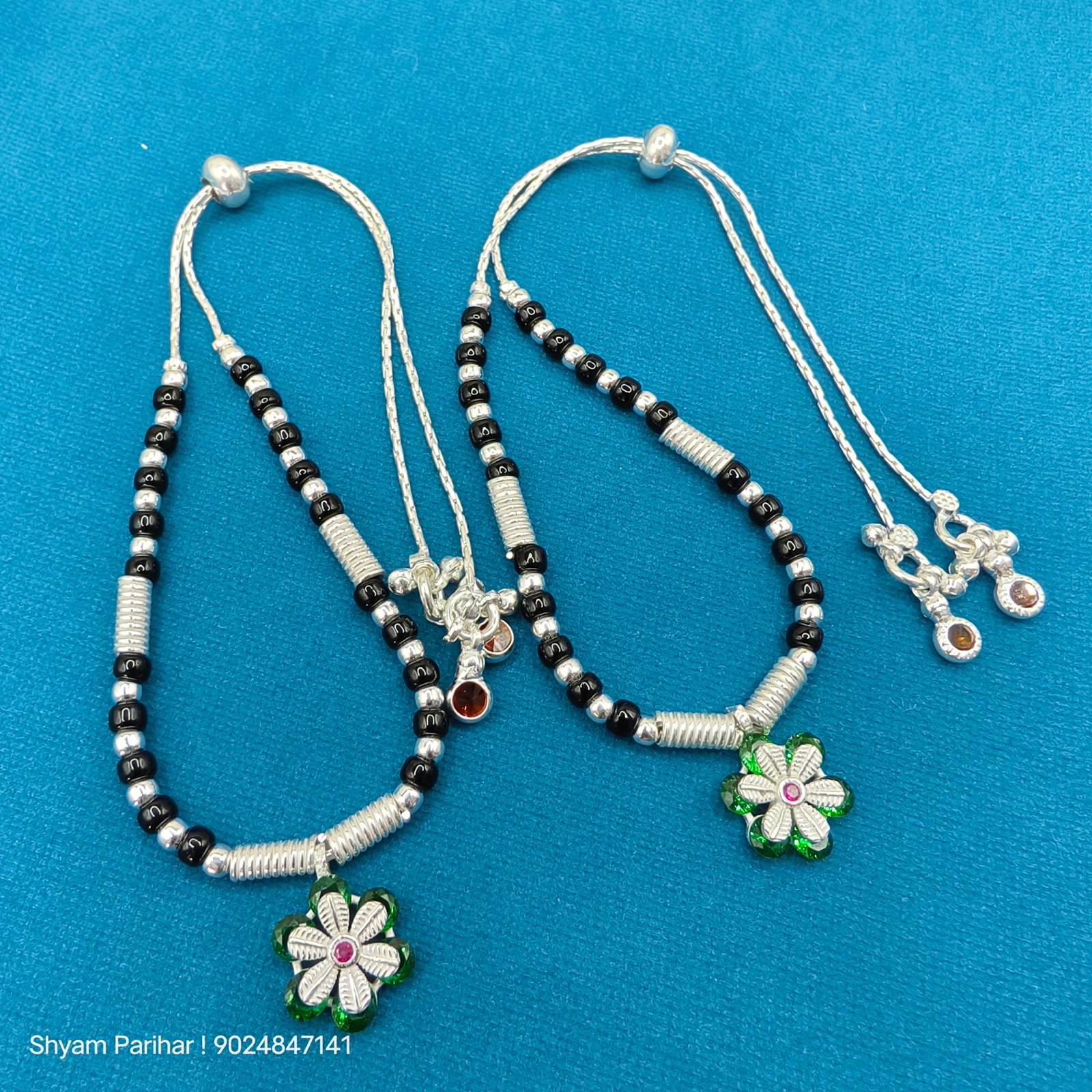 silver anklet