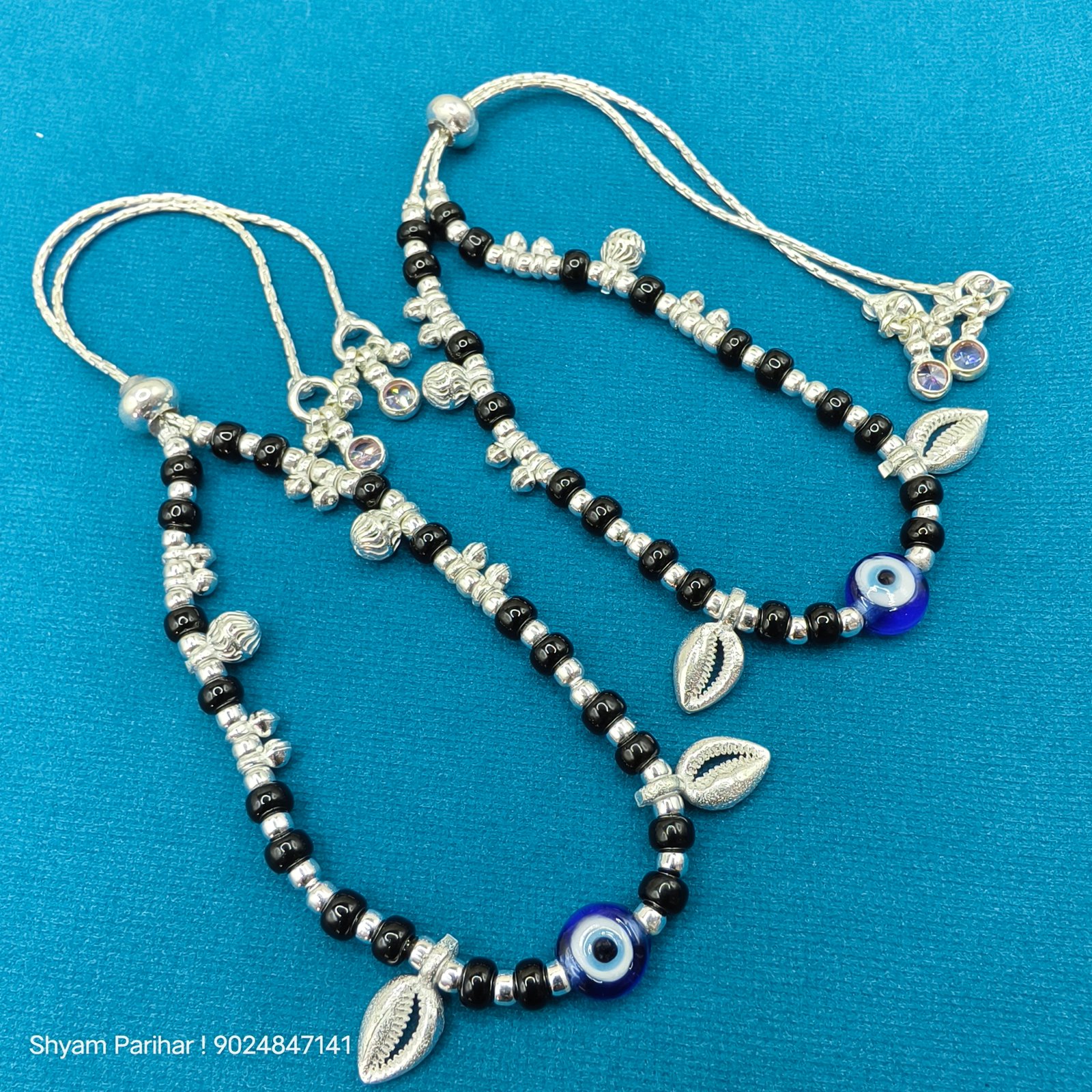 silver anklet