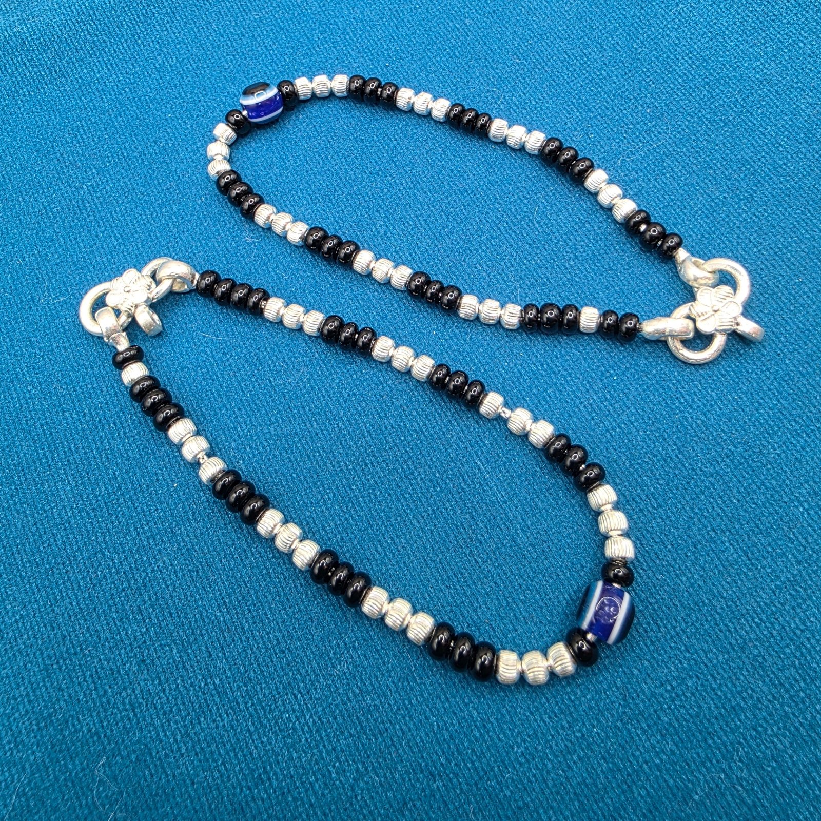 Silver Najriya Anklet for Baby