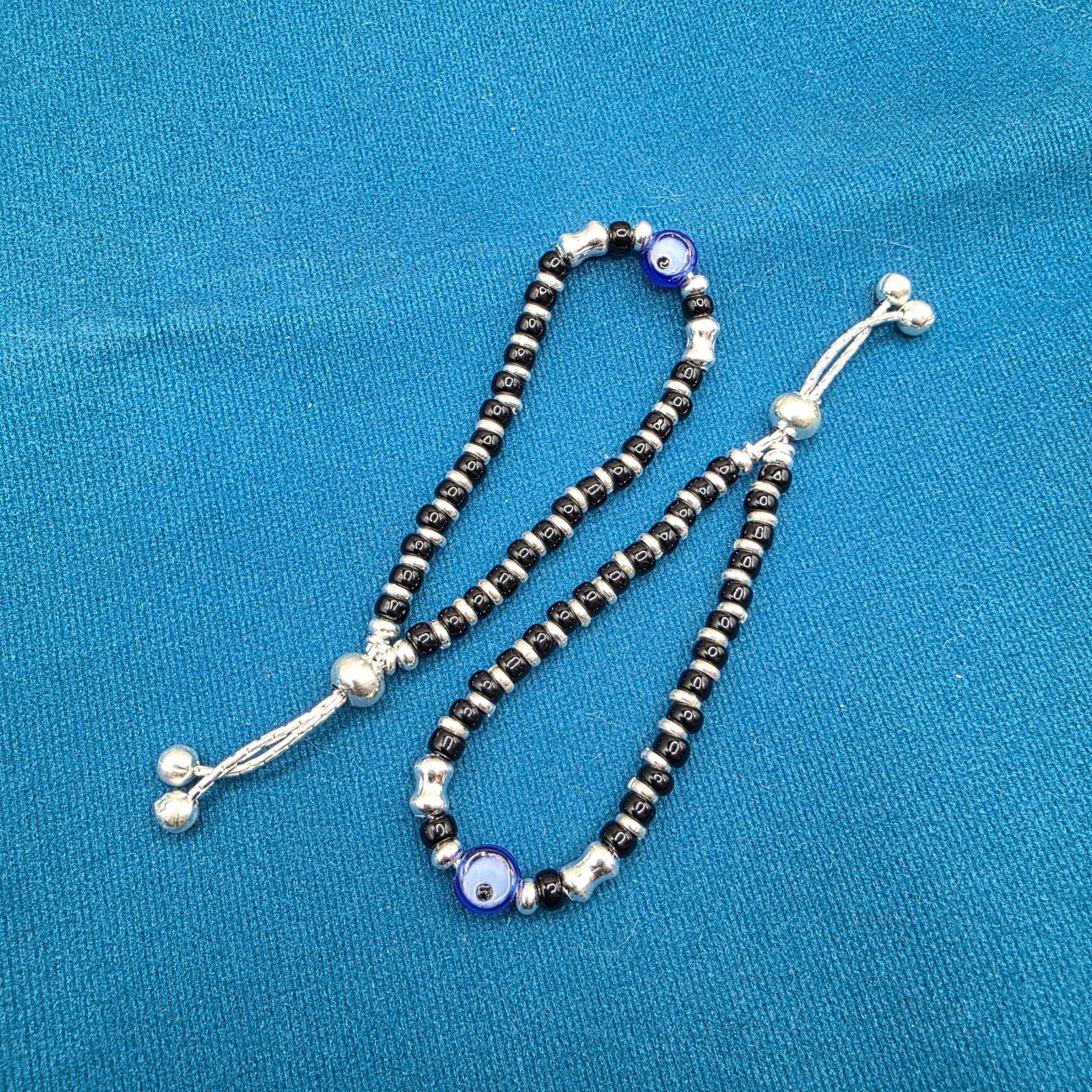 silver anklet