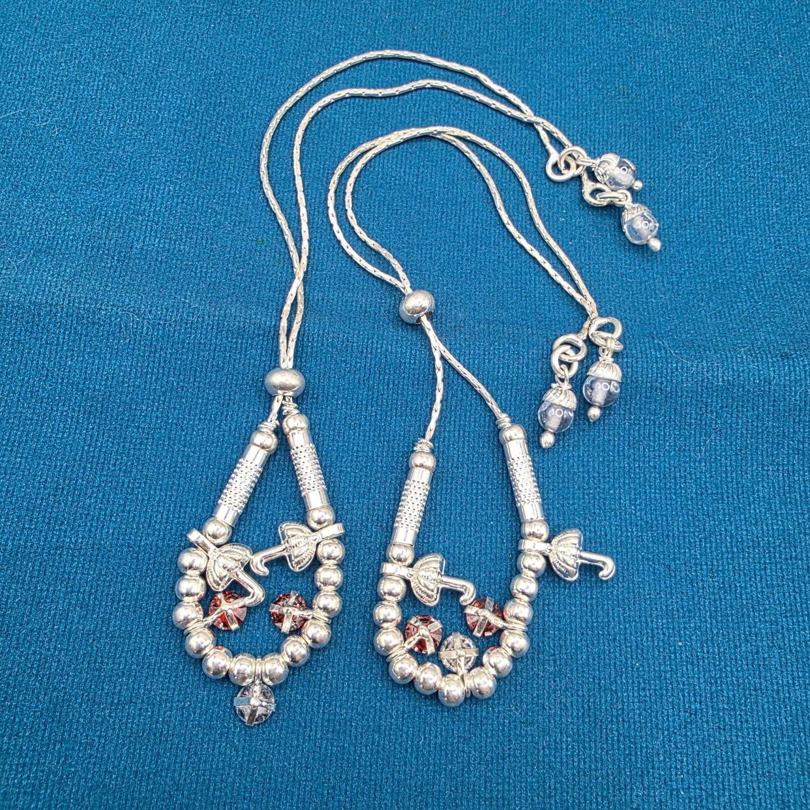 silver najriya anklet