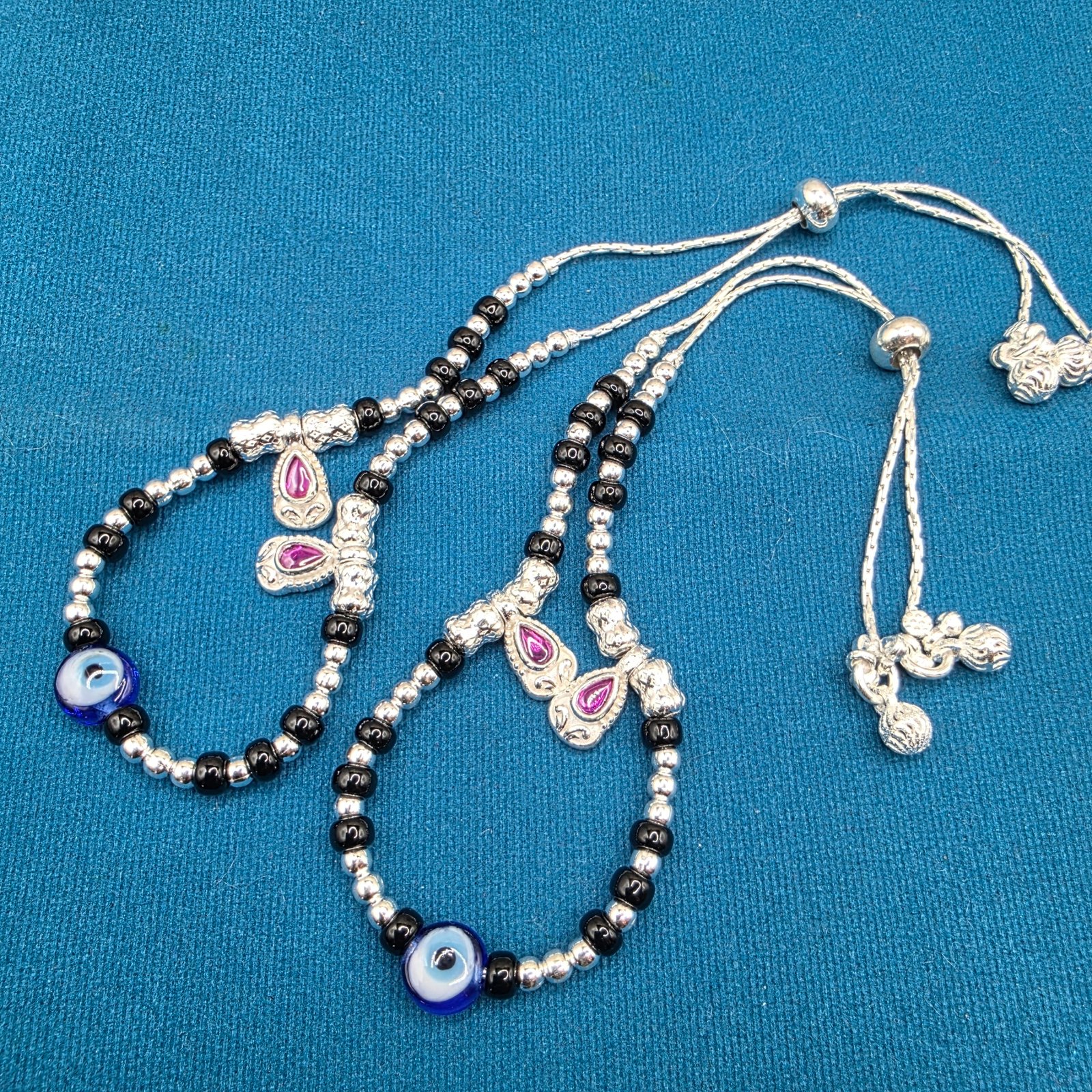 silver najriya anklet