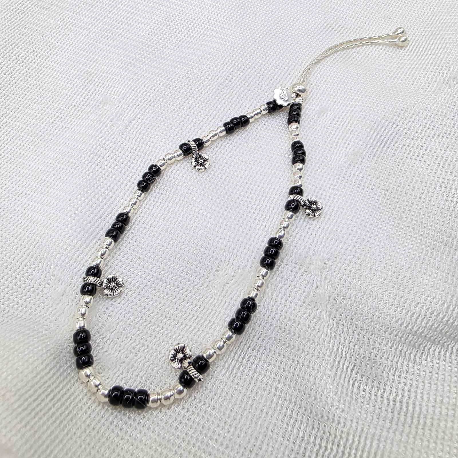 silver anklet najriya