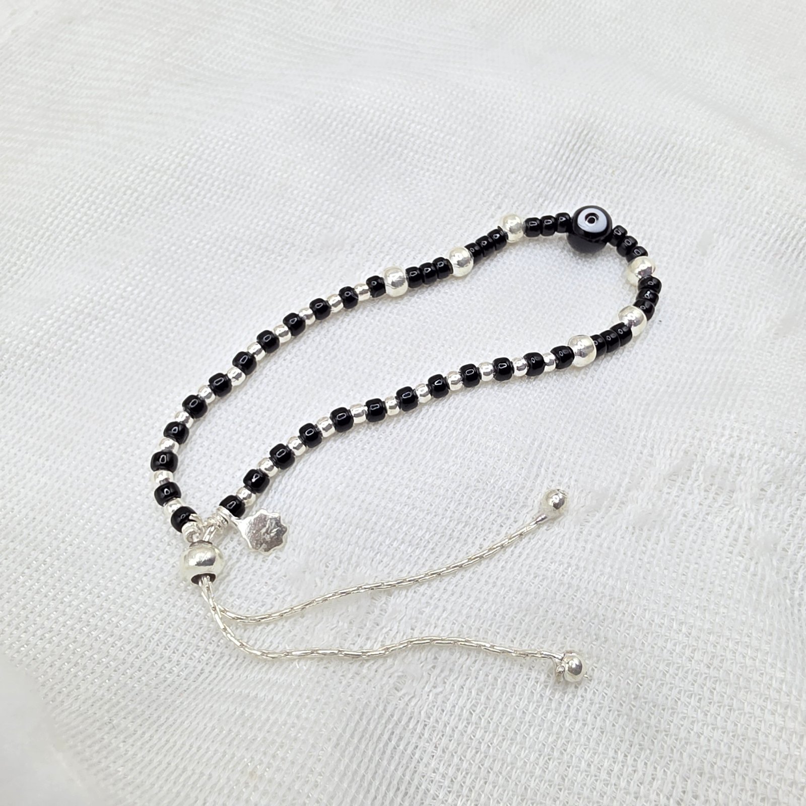 silver anklet najriya