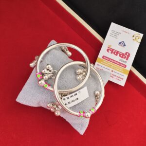 Silver kada Payal
