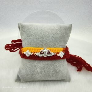 Silver Dhaga Rakhi For Brother