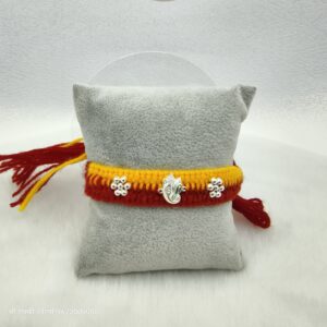 Silver Dhaga Rakhi For Brother
