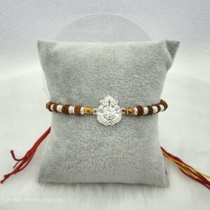 Silver Dhaga Rakhi For Brother