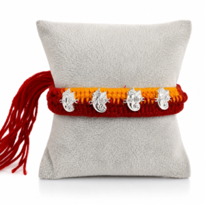 Silver Dhaga Rakhi For Brother
